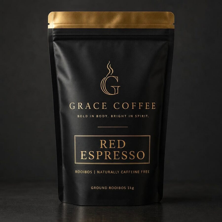 Red Espresso coffee packaging